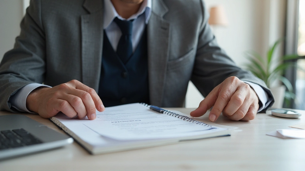 Berufsperson, die einen strukturierten Karriereplan mit Grafiken und Notizen erstellt