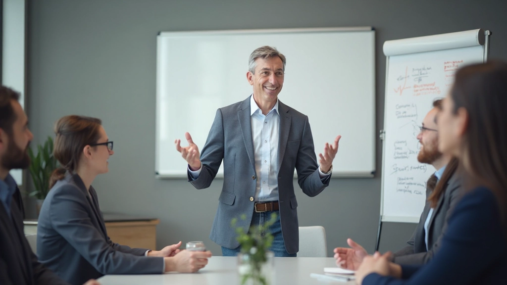 Berufstätiger Mensch mit zwei Händen, der an einem modernen Schreibtisch mit Laptop sitzt und konzentriert arbeitet, natürliches Tageslicht von links, professionelle Fotografie